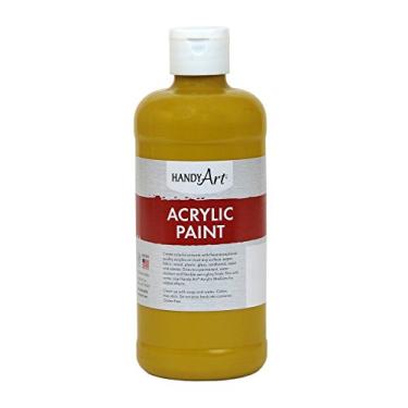 Imagem de Handy Art Tinta acrílica estudante, 473 ml, óxido amarelo