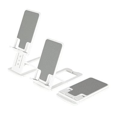 Imagem de Suporte dobrável para celular,Suporte de telefone móvel dobrável Tablet PC Suporte para smartphone Suporte para telefone de mesa Suporte universal antiderrapante para celular