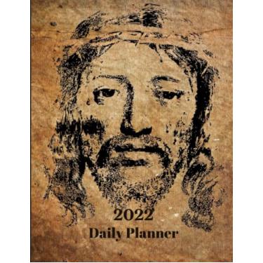 Imagem de 2022 Daily Planner : one page per day planner | 365 pages | undated daily planner with hourly schedule | 2022 A4 page a day diary | Daily planner 8.5x11"