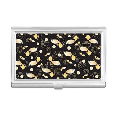 Imagem de Ripple Flowers Repeat Japan Porta-cartões de visita Carteira de bolso