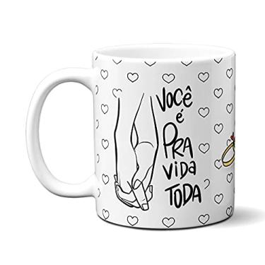 Imagem de Caneca Namorado Frase Você é Pra Vida Toda Presente Criativo
