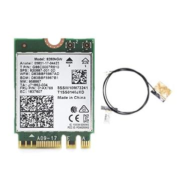 Imagem de BT5.0 Wireless Card 9260NGW 9260AC Dual-Band 2.4G/5G 1730Mbps WIFI Adapter Receiver NGFF- Interface WiFi Adapter 9260AC 9260NGW 1730Mbps 2.4G/5G Wireless Card Bluetooth- Compatible 5.0