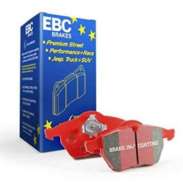 Imagem de EBC Brakes DP31666C Pastilhas de freio traseiro de cerâmica com baixa poeira Redstuff