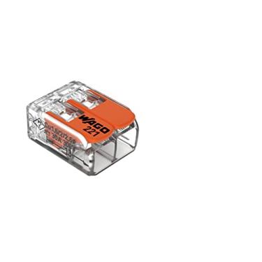 Imagem de Kit 10 Conector Wago Emenda 2 Fios Mod. 221-612
