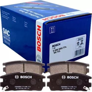 Imagem de Jg De Pastilha Freio Traseira Bosch Gm Captiva 2009 Até 2018