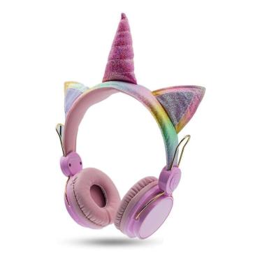 Imagem de Fone De Ouvido Headphones De Unicórnio 7 Cores Ah-007