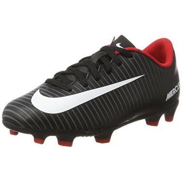 Imagem de Nike Kids 'Jr Mercurial Vortex li Fg Futebol (pequeno e grande, Black White Dark Grey, 1 Little Kid