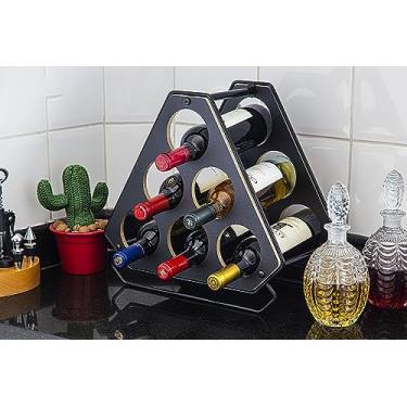 Imagem de Adega de Vinhos Empilhavel Porta Garrafas Linha Gourmet All Black