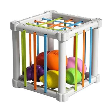 Imagem de predolo Classificador de formato de bebê, caixa de cubo de armazenamento, habilidades motoras finas para crianças de 1 2 3 presentes
