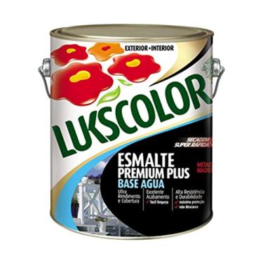 Imagem de Tinta Esmalte Fosco Base Água Branco 3.600l Lukscolor