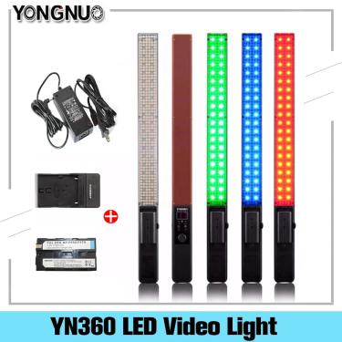 Imagem de YONGNUO Handheld RGB Tubo Fotografia Luz LED  YN360  Temperatura de Cor  Bateria Opcional