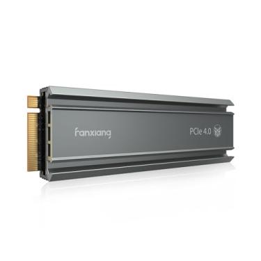 Imagem de fanxiang Unidade de estado sólido interno S660 1TB PCIe 4.0 NVMe M.2 SSD – com dissipador de calor, cache dinâmico SLC até 5000 MB/s, compatível com PS5, laptop, PC desktop Preto