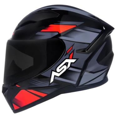 Imagem de Capacete Asx Novo Axxis City Solid Preto Fosco Masculino e feminino (START BRILHO PRETO/VERMELHO/CINZA, 60)