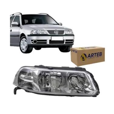 Imagem de Farol Gol G3 2000 a 2005 Cromado Foco Duplo (Lado Direito) Original Arteb