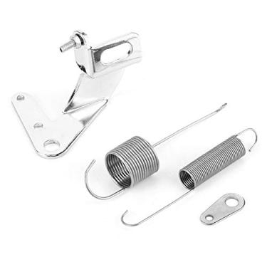 Imagem de MUNEFE Suporte de cabo do acelerador do carburador, kit de mola de retorno duplo, acessórios de acelerador de aço inoxidável para automóveis