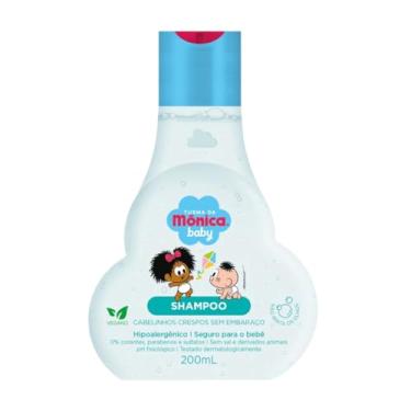 Imagem de Shampoo Infantil Turma Da Mônica Baby Cabelinhos Crespos sem Embaraço 200Ml