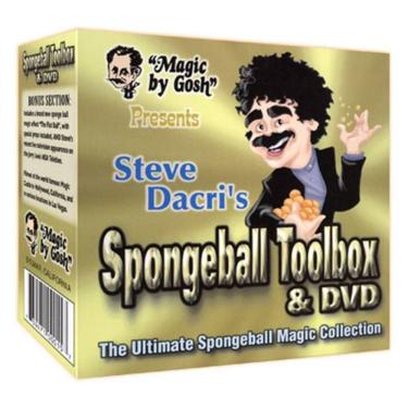 Imagem de Kit Magica Espuma Sponge Ball Toolbox Dvd Goshman By Steve Dacri`s