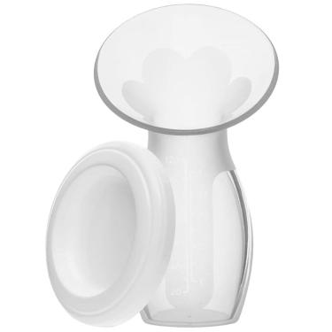 Imagem de Coletor de Leite Materno Silicone Manual Sucção Confortável e Indolor Buba 