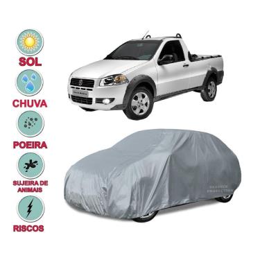 Imagem de Capa cobrir carro fiat strada impermeável proteção bezzter
