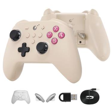 Imagem de GuliKit KK3 PRO Controlador Kingkong 3 Pro Switch (Sem Drift) para Switch/PC/Android/MacOS/IOS com Joysticks Hall e Gatilhos, Maglev/Rotor/HD Vibração (GB RETRO)