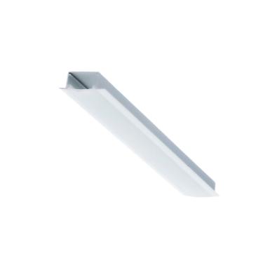 Imagem de Perfil Alumínio Embutir Branco Ref.Pel Diam.3,5cm - Belly Lustre | 1MT