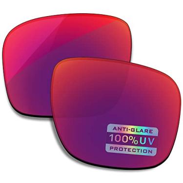 Imagem de Bowyer Lentes de reposição polarizadas para óculos de sol Oakley Holbrook XL OO9417 - Espelho magenta escuro