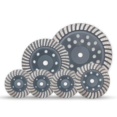 Imagem de 1pc 4'' 4.5'' 5'' 7'' rodas de moagem de diamante 5/8-11 rosca disco de moagem para mármore, concreto, material de construção, 1 PC 100mm polegada, 1