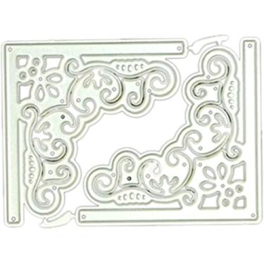 Imagem de Tatuagem de renda cortada para fazer cartões, moldes de corte de metal vazados, parabéns, corte, aniversário, estampagem, estêncil, modelo para decoração de scrap-booking, cartão de bênção de