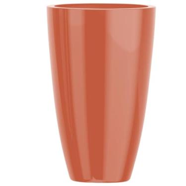 Imagem de Vaso Plantas Decorativo Fibra De Vidro Grande 70cm Roma M (Terracota)
