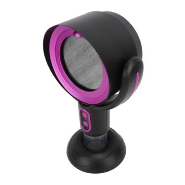 Imagem de Capuz de Mesa Portátil, Exaustor Ajustável de 2 Velocidades Com Tecnologia de íons Negativos, Adequado para Apartamento/quarto, Alimentado por USB, 5V 8W (Preto Roxo)