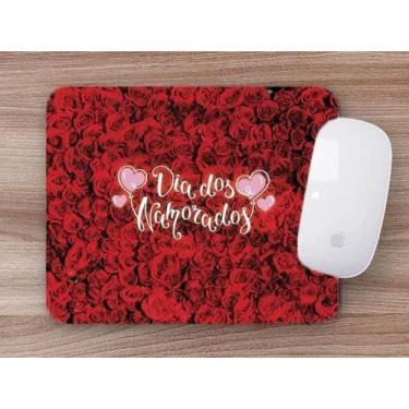 Imagem de Mouse Pad Presente Rosas Dia dos Namorados - Deluzz