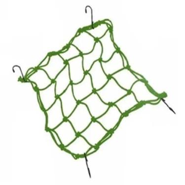 Imagem de Rede Elástica Aranha P/Moto Capacete Bagageiro 35 Cm X 35 Cm - Idea