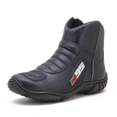 Imagem de Bota Motociclista Semi-ipermeável Atron Shoes - 308 - Preto, 39