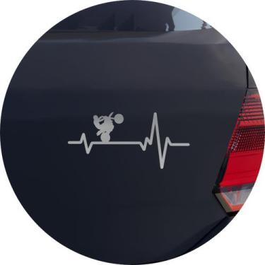 Imagem de Adesivo de Carro Moto Grau Manobra Na Veia - Cor Prata - Melhor Adesiv