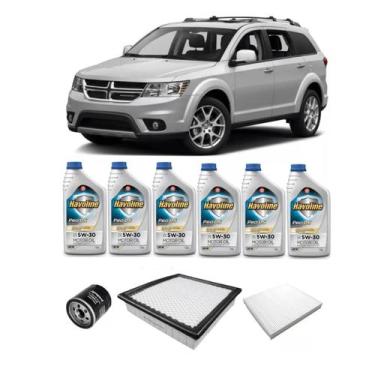 Imagem de Kit Troca De Óleo Journey 2.7 V6 Ano 2008 A 2012 - Texaco