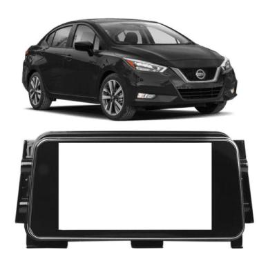 Imagem de Moldura Painel Para DVD Player 7 Polegadas 2 Din Nissan Versa 2021 202