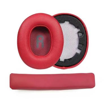 Imagem de Kit Almofada Orelha Proteção Headband Arco Para Fone  Tune 700bt 710bt