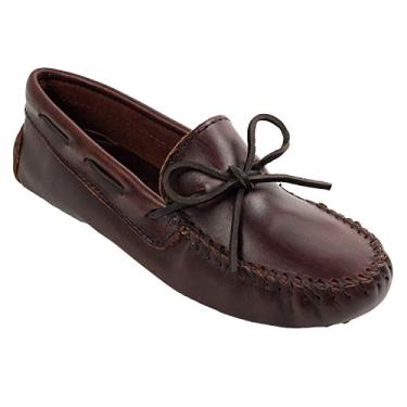Imagem de Minnetonka Mocassim Feminino Clássico para Dirigir, Lariat marrom escuro, 7