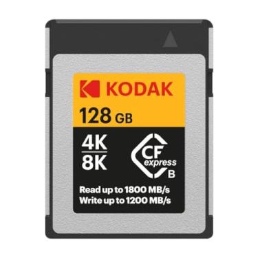 Imagem de Kodak Cartão de memória CFexpress Tipo B de 128 GB com leitura de 1800 MBps e gravação de 1200 MBps (EKMCFX128GK)