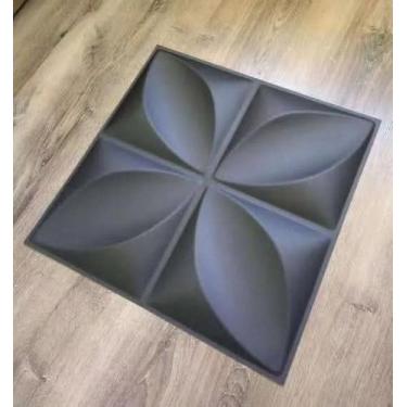 Imagem de Adesivo 3D Em Placas De PVC Revestimento Decoração Parede 50 Unids Kit
