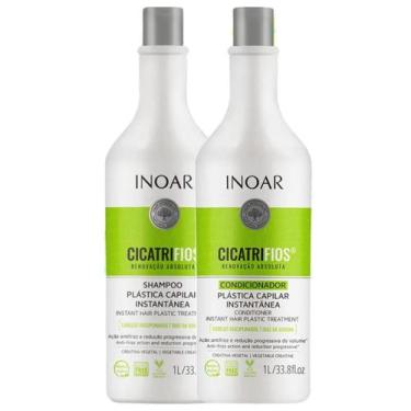 Imagem de Kit Inoar Cicatrifios Shampoo 1L + Condicionador 1L