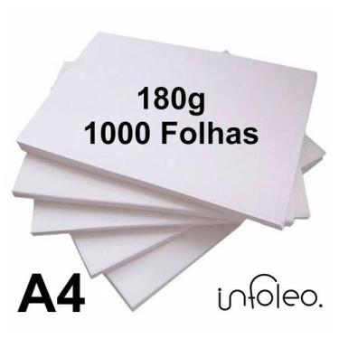 Imagem de Caixa de Papel Offset 180g A4 com 1000 Folhas - Chambril