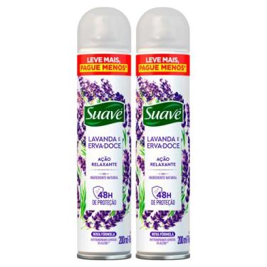 Imagem de Kit 2 Desodorante Suave Lavanda e Erva-Doce Aerosol Antitranspirante 4