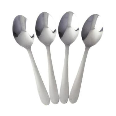 Imagem de Conjunto de Colheres para Chá Inox com 4 Peças - A/CASA - ACASA