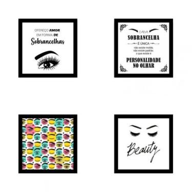 Imagem de Kit Quadros Decorativos Em Mdf Designer De Sobrancelhas 27 - New Decor