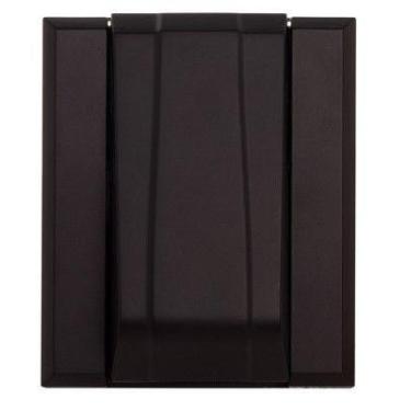 Imagem de Acabamento valvula de descarga quadra universal  black matte - Hera