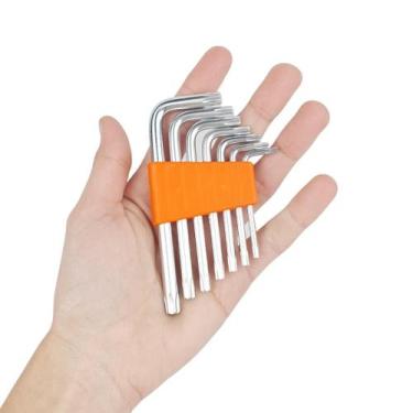 Imagem de Chave Torx De Aço G - C/ 7 Peças Ergonômica - Torx de Alta Precisão - 