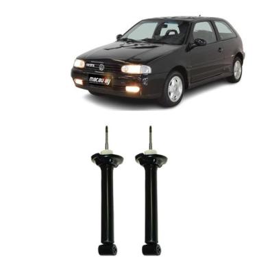 Imagem de Par De Amortecedores Dianteiros Para Rosca Slim Gol G1 A G4 - Macaulay