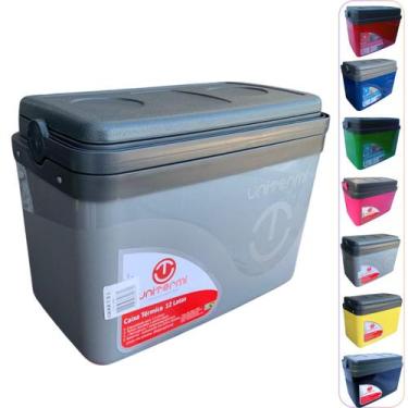 Imagem de Caixa térmica Cooler 7,5L Alça Tampa bandeja Floripa Unitermi Cerveja 