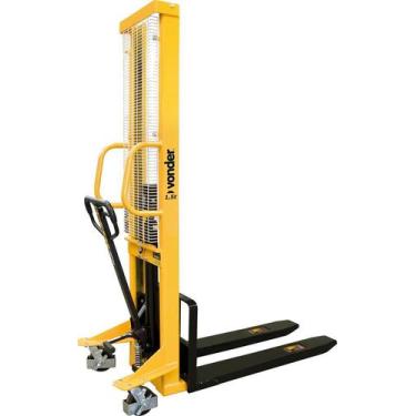 Imagem de Empilhadeira manual 1,5 toneladas 1150x550mm roda dupla nylon em155 - 